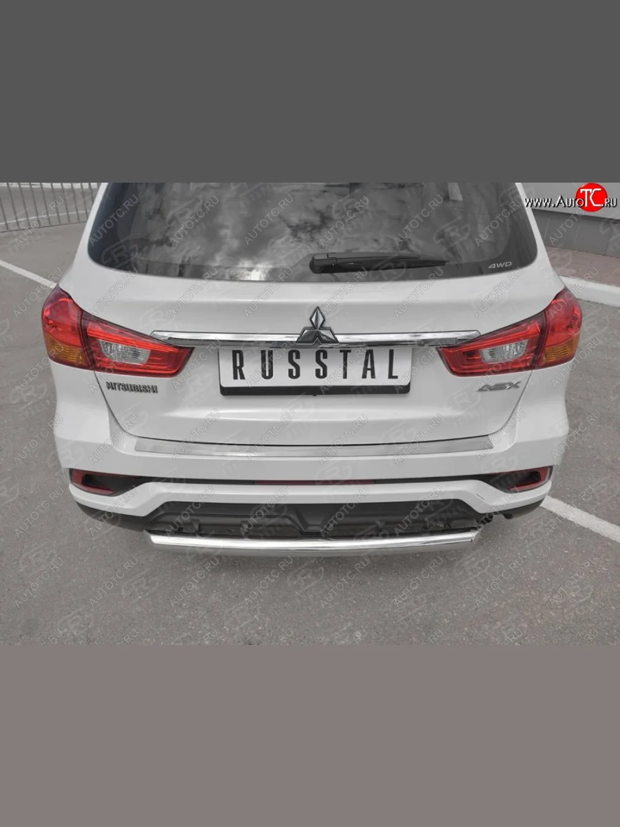 Защитная накладка заднего бампера Russtal Mitsubishi ASX 2-ой рестайлинг (2017-2020)  в Керчи Республика Крым