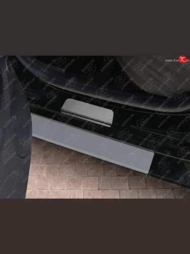 Пороги накладки Russtal (Нержавейка полированная) Nissan Terrano D10 рестайлинг (2016-2022)