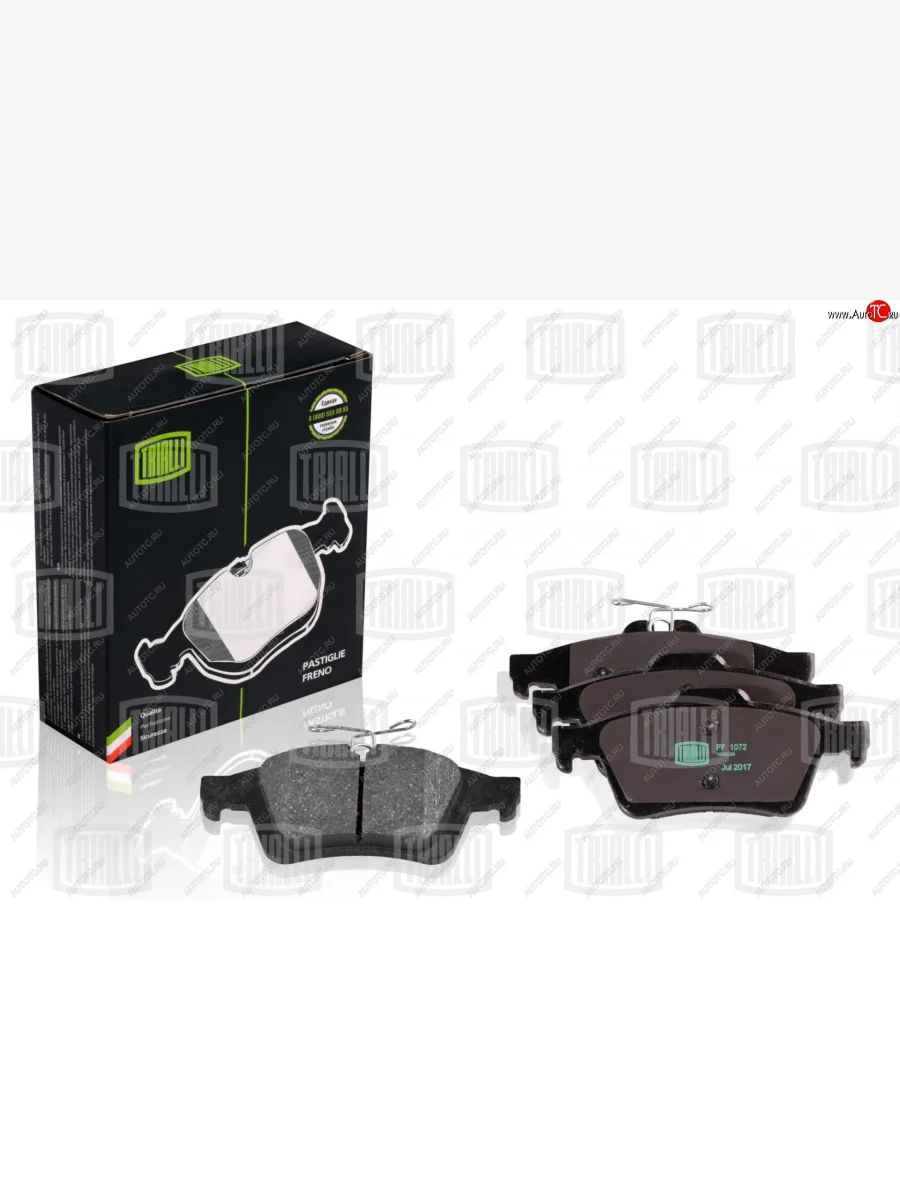 Колодки заднего дискового тормоза TRIALLI Ford Focus 3 седан рестайлинг (2014-2019)  в Перми Пермском крае