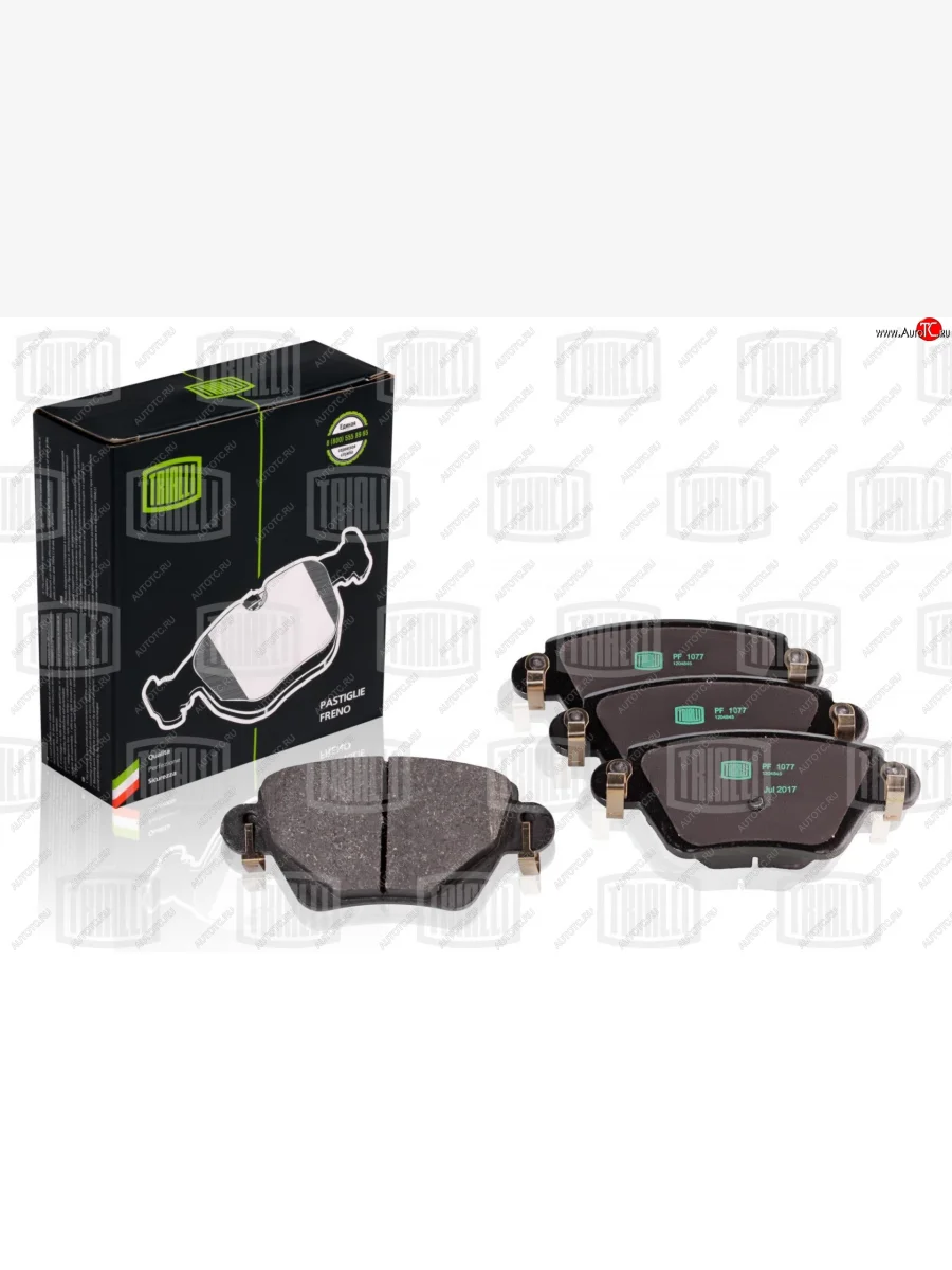 Колодка заднего дискового тормоза TRIALLI Renault Kangoo KC рестайлинг (2003-2007)  с доставкой в г. Керчь