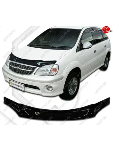 Дефлектор капота CA-Plastiс (серия Classic черный) Toyota Nadia  XN10 (1998-2002)