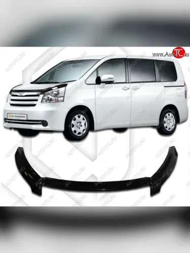 Дефлектор капота CA-Plastiс exclusive (серия Classic черный) Toyota Noah 2 дорестайлинг (2007-2010)