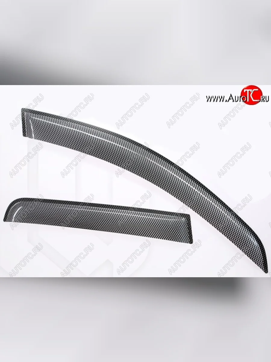 Дефлектора окон CA-Plastic  Toyota Opa (2000-2005) (Шелкография карбон-серебро)  в Керчи Республика Крым