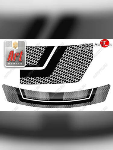 Дефлектор капота CA-Plastiс (Серия Art черная) Toyota Passo  2 (2010-2016)