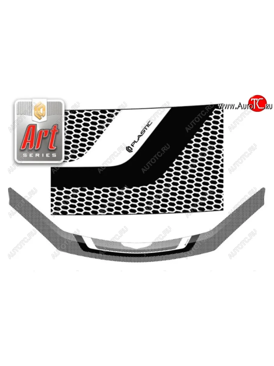 Дефлектор капота CA-Plastiс Toyota Previa 2 (2000-2006) (Серия Art серебро)  в Керчи Республика Крым