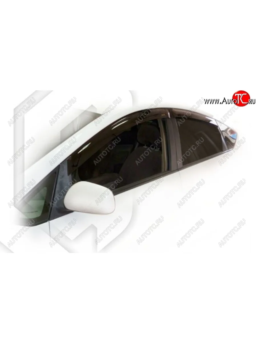 Дефлектора окон (левый руль) CA-Plastiс  Toyota Prius (2003-2011) XW20 (Classic полупрозрачный, Без хром.молдинга)  в Керчи Республика Крым