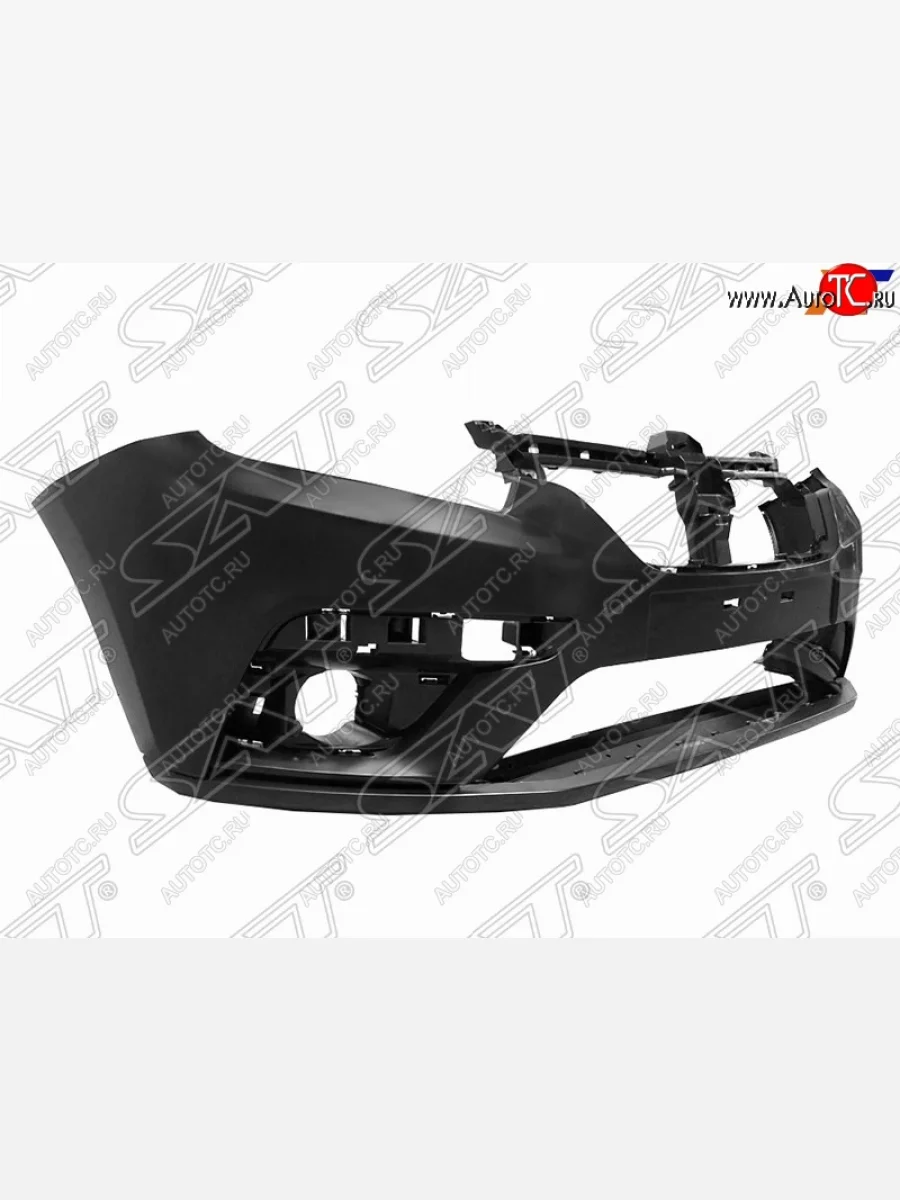 Передний бампер SAT (Тайвань) Renault Logan 2 рестайлинг (2018-2025) (Неокрашенный)  с доставкой в г. Керчь