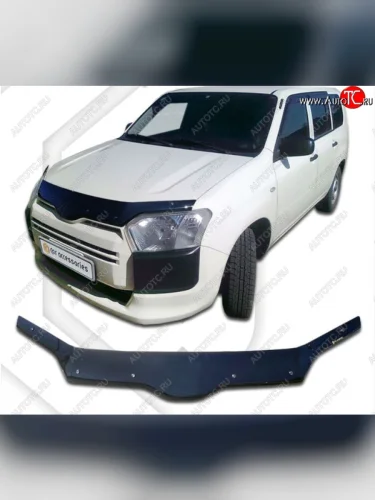 Дефлектор капота CA-Plastiс (Classic черный) Toyota Probox рестайлинг (2014-2025)