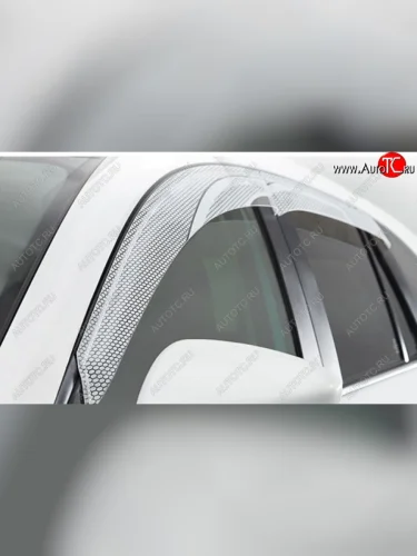 Дефлектор капота CA-Plastiс (Серия Art белая) Toyota Probox рестайлинг (2014-2025)