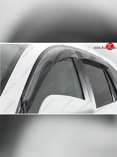 Дефлектор капота CA-Plastiс (Серия Art черная) Toyota Probox рестайлинг (2014-2025)