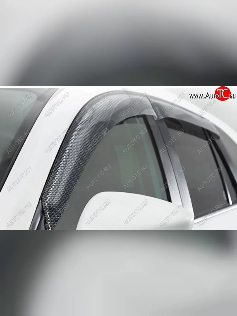 Дефлектор капота CA-Plastiс Toyota Probox рестайлинг (2014-2025) (Серия Art графит, Без хром.молдинга)  в Керчи Республика Крым