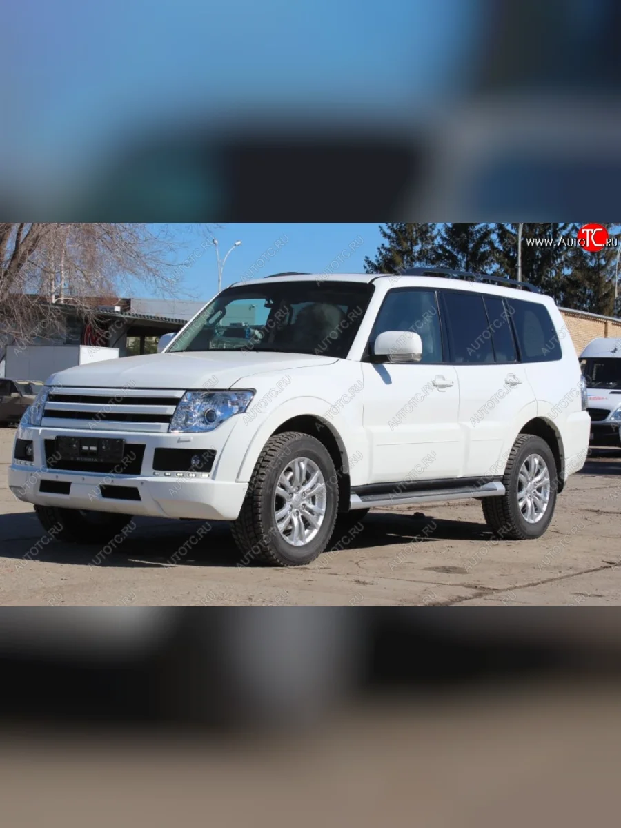 Бампер передний Broomer Design  Mitsubishi Pajero (2006-2015) 4 V90, 4 V80 (Неокрашенный)  с доставкой в г. Керчь
