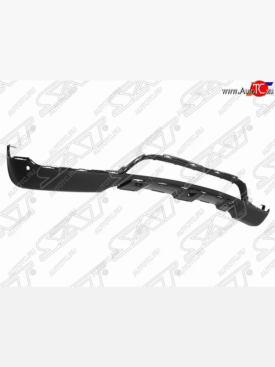 Передний бампер SAT (нижняя часть, с отв. под парктроник) BMW X6 E71 дорестайлинг (2008-2012) (Неокрашенный)  в Воронеже Воронежской области