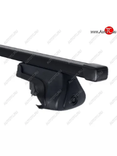 Комплект поперечин в сборе с креплением DELTA PARTNER (с замком) Лада ВАЗ 2105 (1979-2010) (Поперечина прямоугольная стальная длиной 1.4 м)