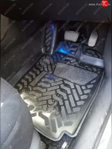 Коврики салона Aileron (3D с подпятником) Toyota Vanguard (2007-2013)