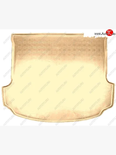Коврик в багажник Norplast (сложенный 3 ряд) (Бежевый) Acura MDX YD2 дорестайлинг (2006-2009)