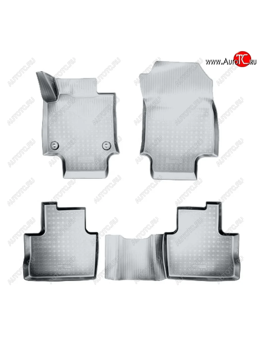 Коврики салонные (МКПП) Norplast Toyota RAV4 XA50 5 дв. дорестайлинг (2018-2025) (Серый)  с доставкой в г. Пермь