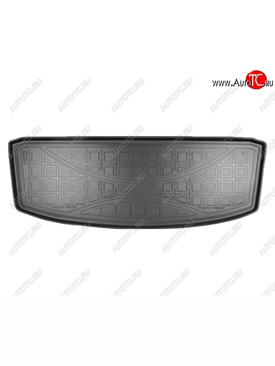 Коврик в багажник Norplast (разложенный 3 ряд) Dong Feng 580 1 рестайлинг (2018-2025) (Черный)  в Керчи Республика Крым