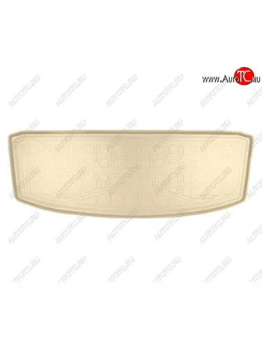 Коврик в багажник Norplast (разложенный 3 ряд) (Бежевый) Dong Feng 580 1 рестайлинг (2018-2025)