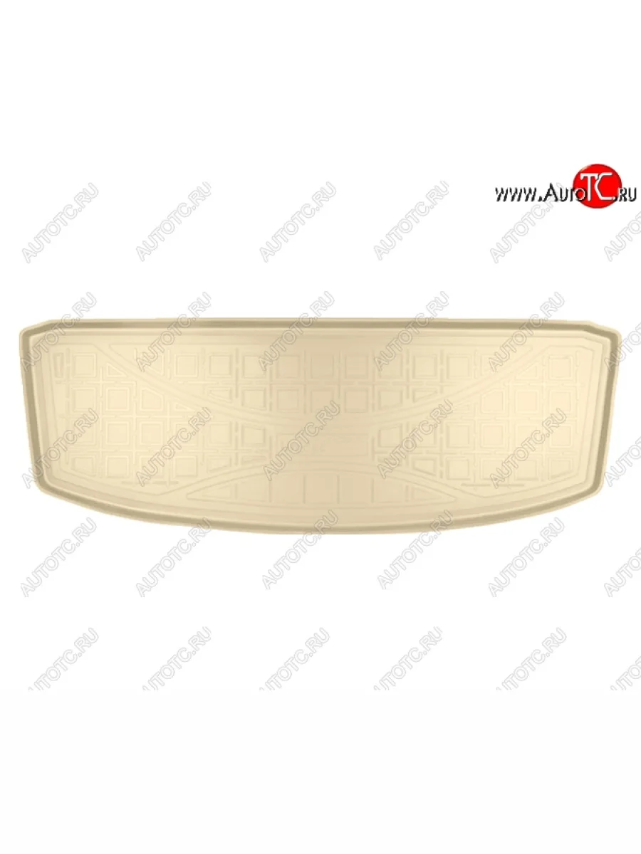 Коврик в багажник Norplast (разложенный 3 ряд) Dong Feng 580 1 рестайлинг (2018-2025) (Бежевый)  в Керчи Республика Крым