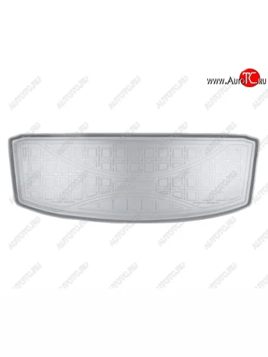 Коврик в багажник Norplast (разложенный 3 ряд) (Серый) Dong Feng 580 1 рестайлинг (2018-2025)