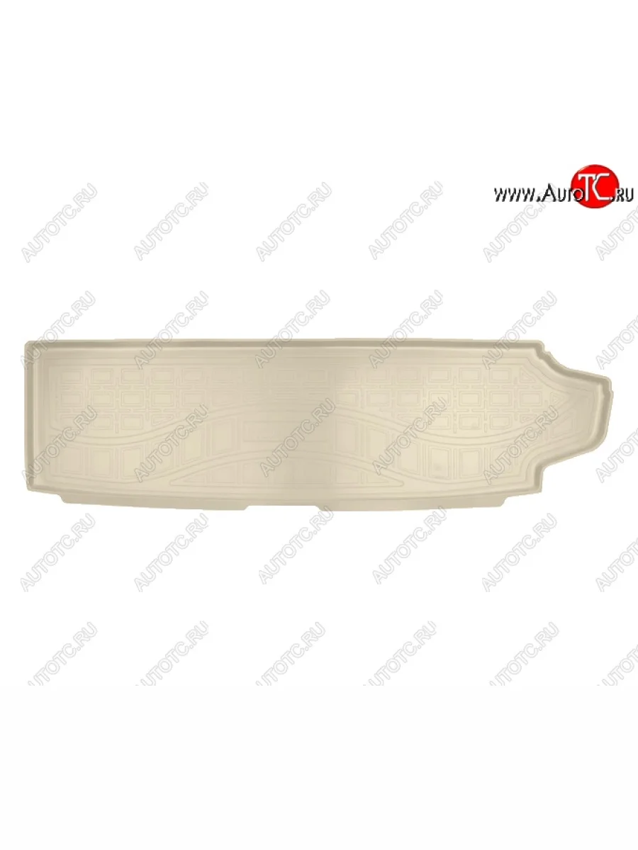 Коврик в багажник Norplast (разложенный 3 ряд) GAC GS8 (2016-2023) (Бежевый)  в Воронеже Воронежской области
