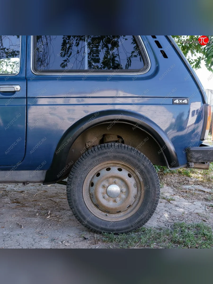 Арки крыльев Круг  Лада ВАЗ  Нива 4х4  2121, нива 4х4 ( 2131,  2121 Бронто,  2121,  2121 (Legend)) (Текстурная поверхность)  с доставкой в г. Керчь