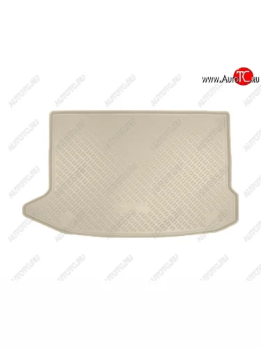 Коврик в багажник Norplast (Бежевый) Hyundai Kona  OS (2017-2021) дорестайлинг
