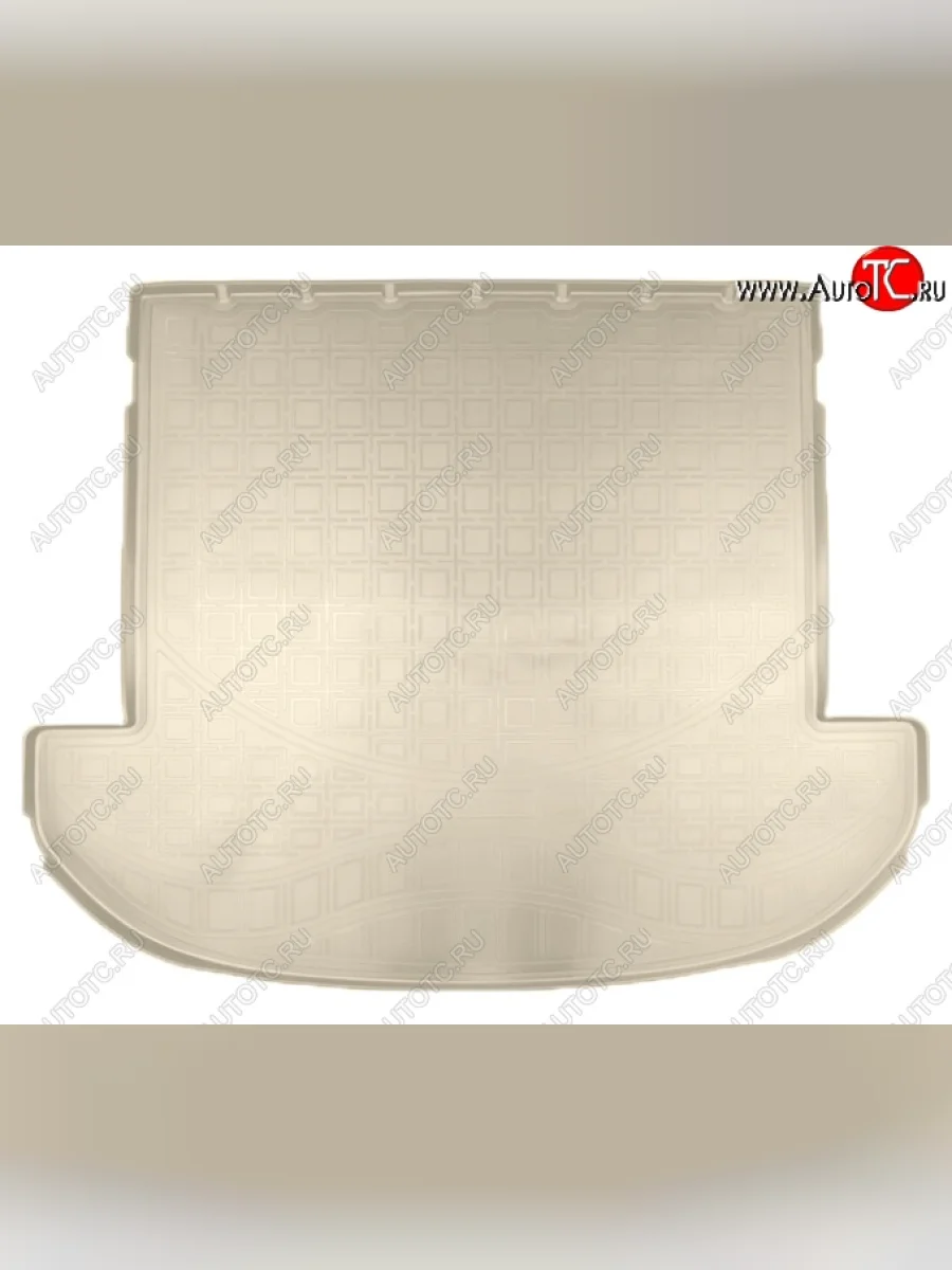 Коврик в багажник Norplast (7 мест, длинный) Hyundai Santa Fe TM рестайлинг (2020-2022) (Бежевый)  в Самаре Самарской области