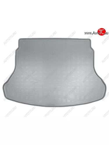 Коврик в багажник Norplast (с нескладывающимися задними сидениями) (Серый) Hyundai Solaris HCR седан дорестайлинг (2017-2020)