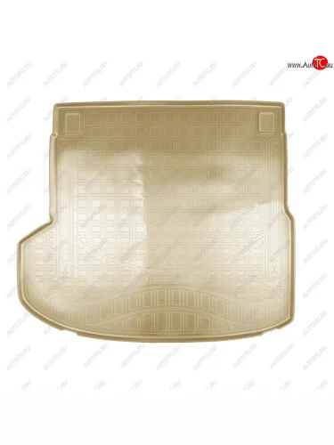 Коврик в багажник Norplast (с рельсами) (Бежевый) KIA ProCeed 3 CD универсал рестайлинг (2021-2025)