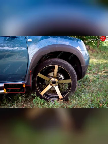 Накладка арки RA (передняя правая) (Поверхность шагрень) Renault Duster HS дорестайлинг (2010-2015)