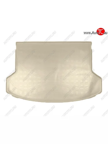 Коврик в багажник Norplast (без сабвуфера) (Бежевый) KIA Seltos SP2 дорестайлинг (2019-2022)