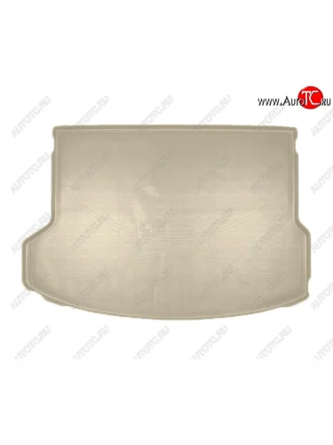 Коврик в багажник Norplast (с сабвуфером) (Бежевый) KIA Seltos SP2 дорестайлинг (2019-2022)