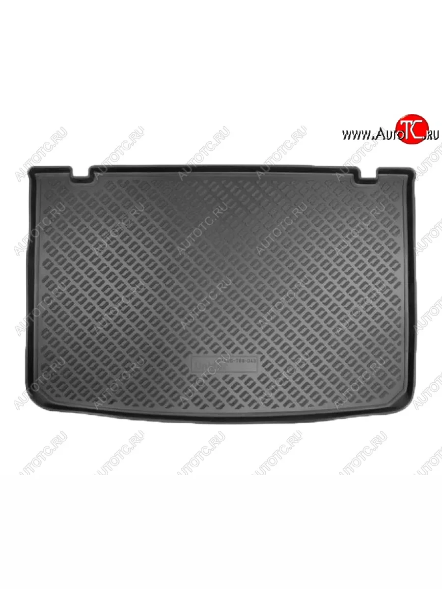 Коврик в багажник Norplast Renault Clio BH98 дорестайлинг, хэтчбэк 5 дв. (2012-2016) (Черный)  в Самаре Самарской области