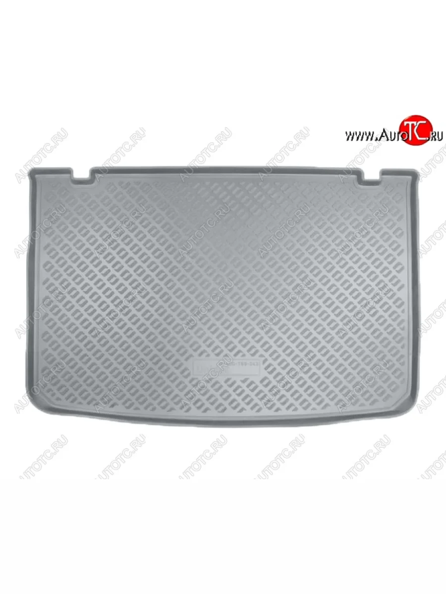 Коврик в багажник Norplast Renault Clio BH98 дорестайлинг, хэтчбэк 5 дв. (2012-2016) (Серый)  в Самаре Самарской области