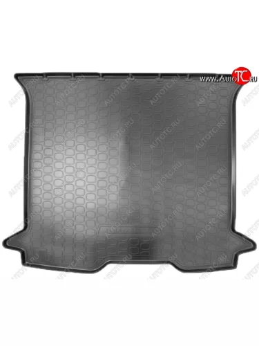 Коврик в багажник (пассажирский МiniVаn) Norplast (Черный) Renault Dokker (2012-2025)