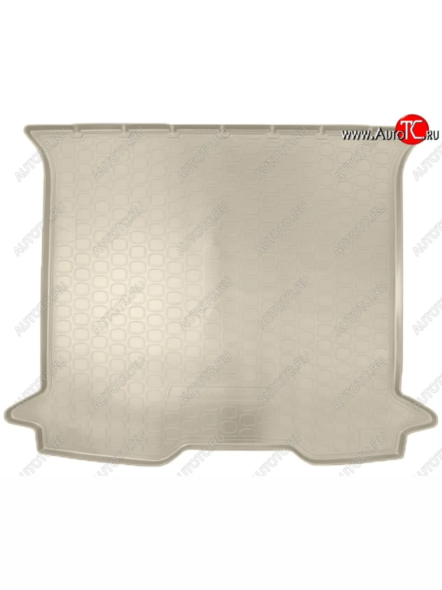 Коврик в багажник (пассажирский МiniVаn) Norplast Renault Dokker (2012-2025) (Бежевый)  в Самаре Самарской области