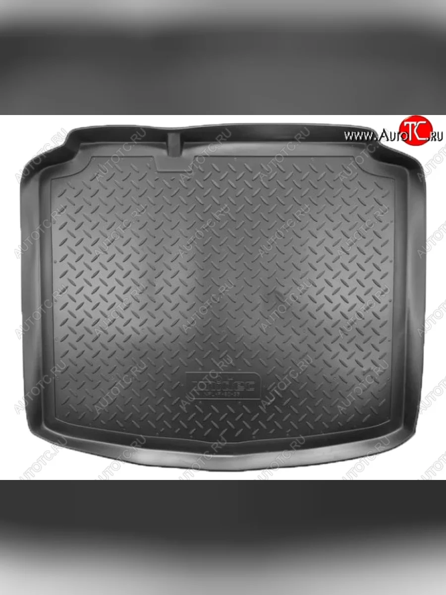 Коврик в багажник Norplast Seat Leon 1P хэтчбэк 5 дв. дорестайлинг (2005-2009) (Черный)  в Самаре Самарской области