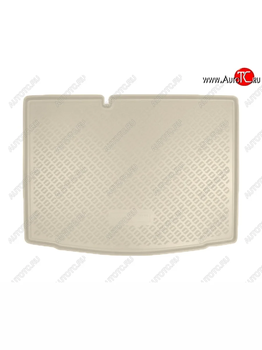 Коврик в багажник Norplast Skoda Fabia Mk3 хэтчбэк дорестайлинг (2014-2018) (Бежевый)  в Перми Пермском крае