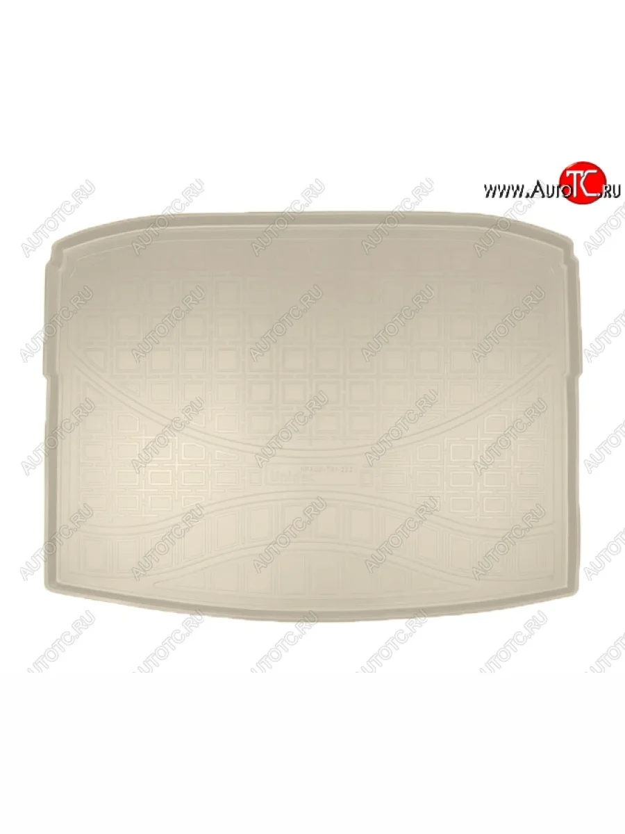 Коврик в багажник (RUS) Norplast Skoda Karoq NU7 дорестайлинг (2017-2021) (Бежевый)  в Воронеже Воронежской области