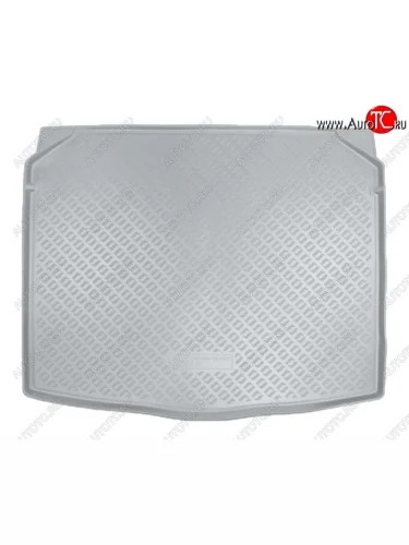 Коврик в багажник (комплектация с сидениями VarioFlex) Norplast (Серый) Skoda Karoq NU7 дорестайлинг (2017-2021)