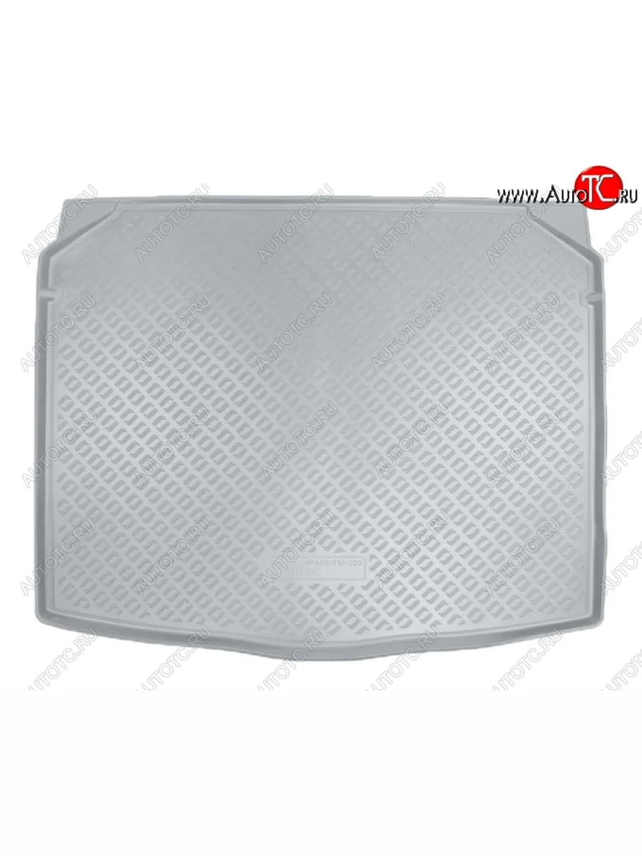 Коврик в багажник (комплектация с сидениями VarioFlex) Norplast Skoda Karoq NU7 дорестайлинг (2017-2021) (Серый)  в Воронеже Воронежской области