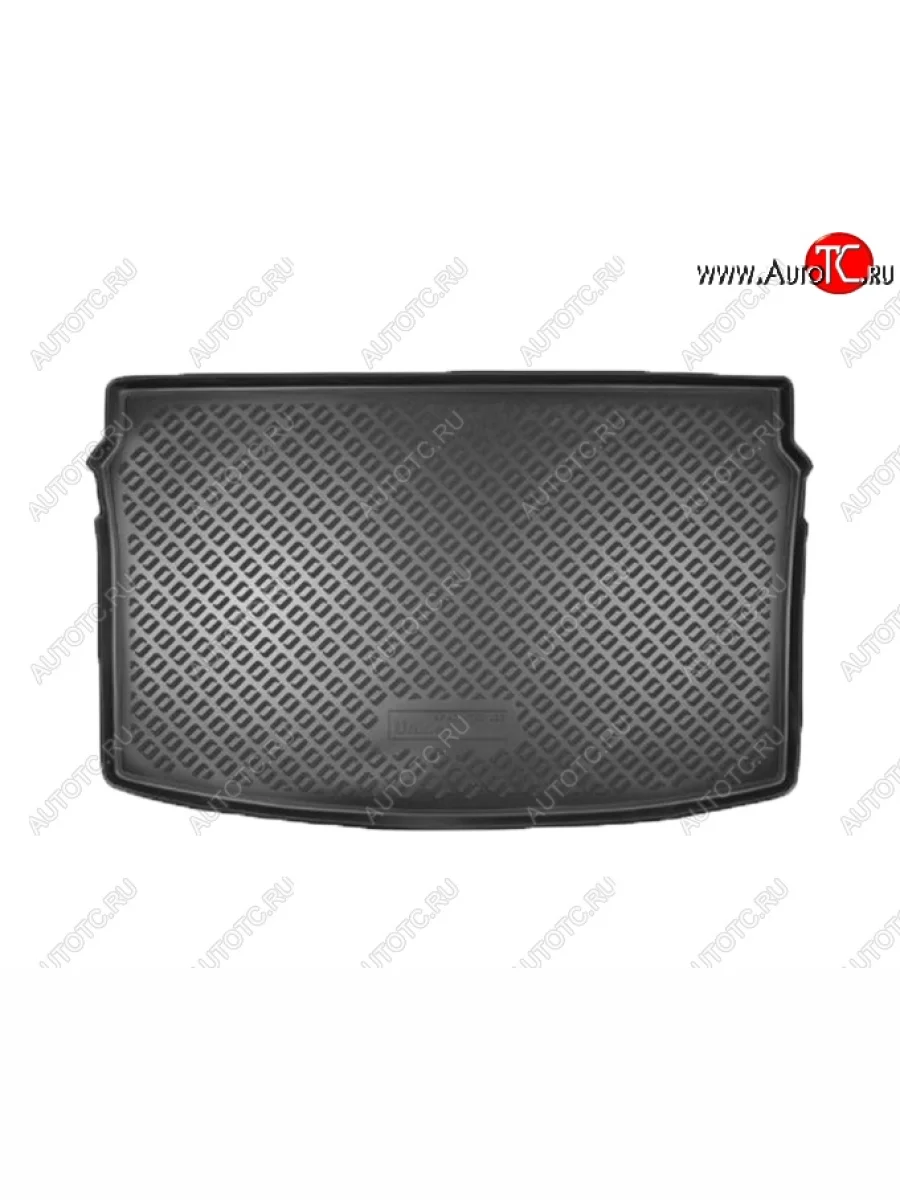 Коврик в багажник Norplast (на верхнюю полку) Volkswagen Polo Mk6 лифтбек (2020-2022) (Черный)  в Перми Пермском крае