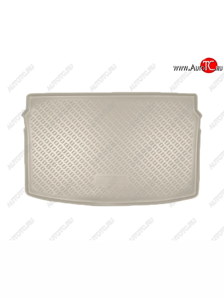 Коврик в багажник Norplast (на верхнюю полку) Volkswagen Polo Mk6 лифтбек (2020-2022) (Бежевый)  в Керчи Республика Крым