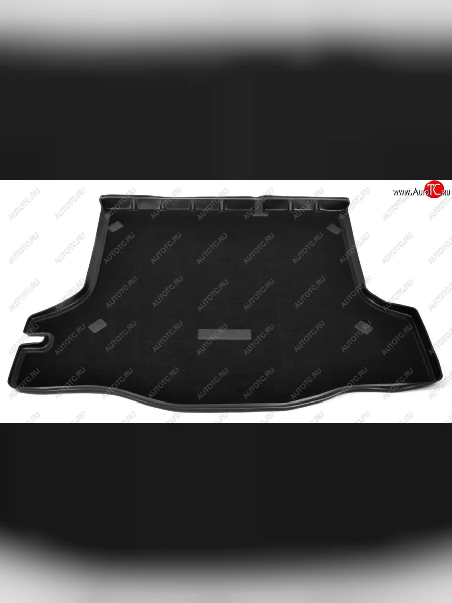 Комбинированый коврик с повышенной износостойкостью в багажник Unidec (полиуретан, текстиль) Renault Logan 2 рестайлинг (2018-2025) (Черный)  в Керчи Республика Крым