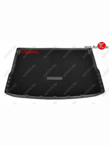 Комбинированый коврик с повышенной износостойкостью в багажник Unidec (полиуретан, текстиль, 5 мест) (Черный) Toyota Land Cruiser  200 (2007-2021) дорестайлинг, 1-ый рестайлинг, 2-ой рестайлинг