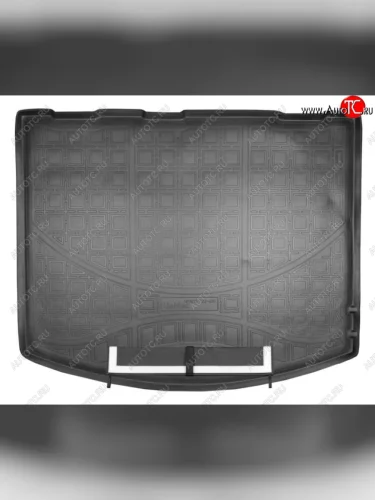 Коврик в багажник Norplast (Черный с фартуком) Ford Kuga 2 дорестайлинг (2013-2016)