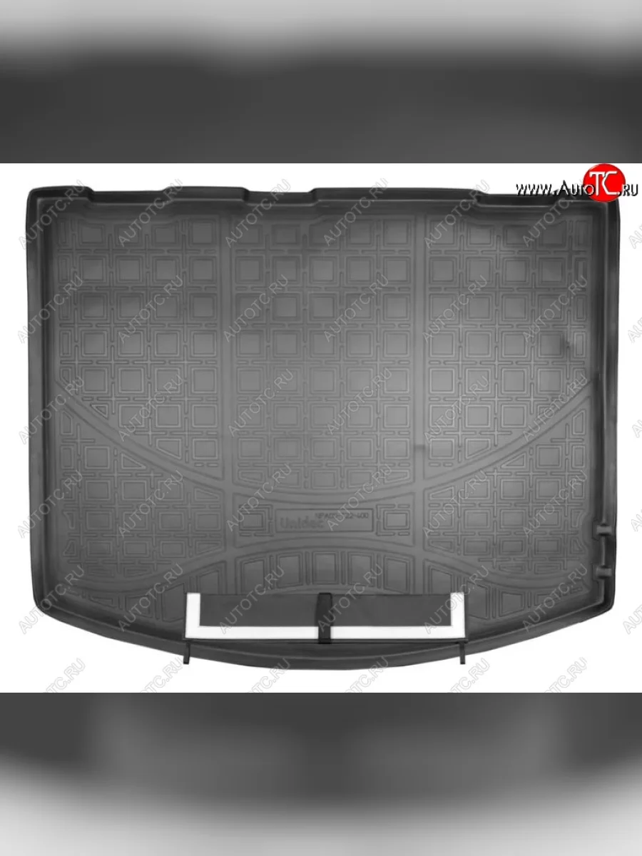 Коврик в багажник Norplast Ford Kuga 2 дорестайлинг (2013-2016) (Черный с фартуком)  в Перми Пермском крае