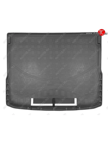 Коврик в багажник Norplast (Черный с фартуком) Hyundai Creta GS дорестайлинг (2015-2019)